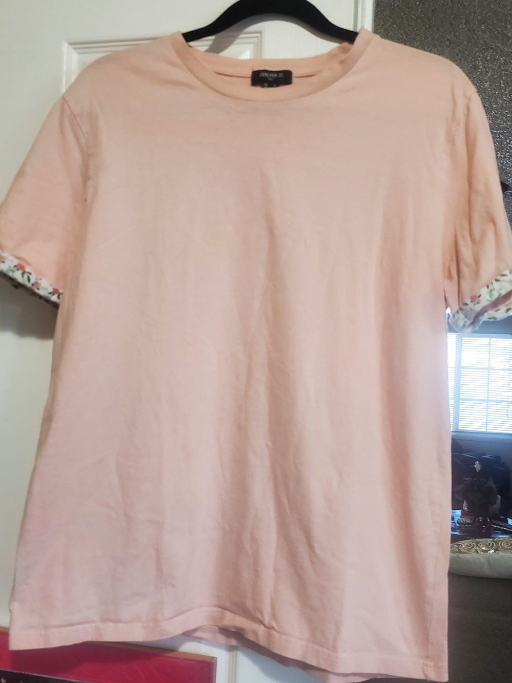 Classic Womens Short Sleeve Tee - Light Peach